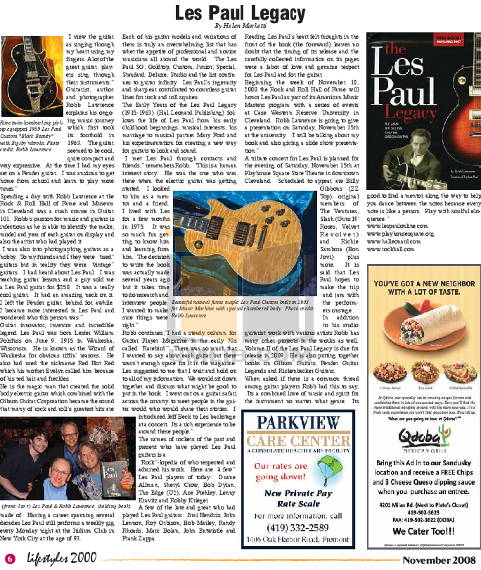 PDF manual for Gibson Guitar Les Paul Studio Deluxe