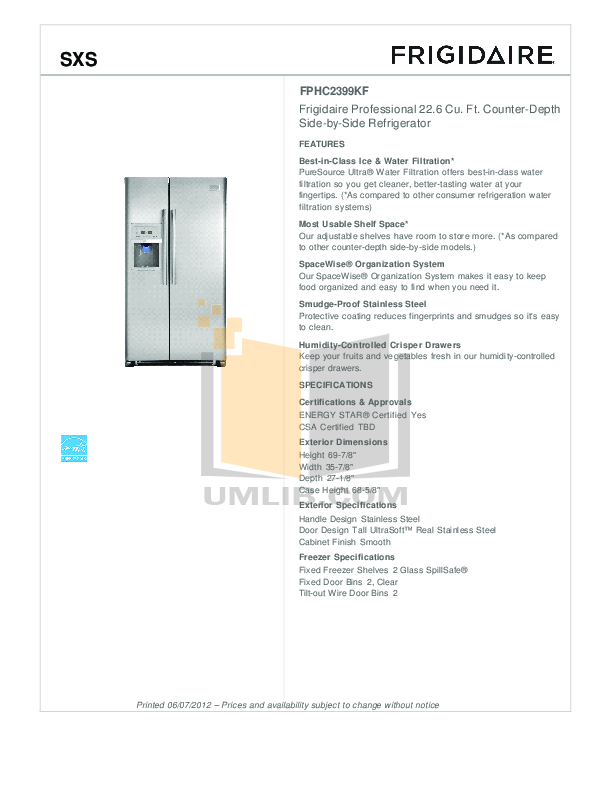 frigidaire gallery refrigerator manual pdf frigidaire gallery refrigerator manual pdf