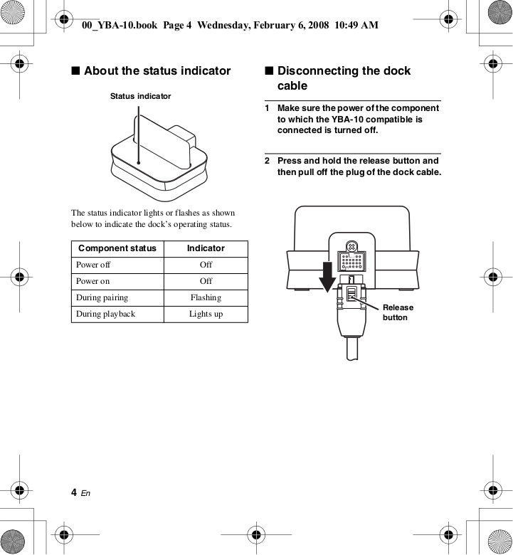 PDF manual for Yamaha Receiver YBA10