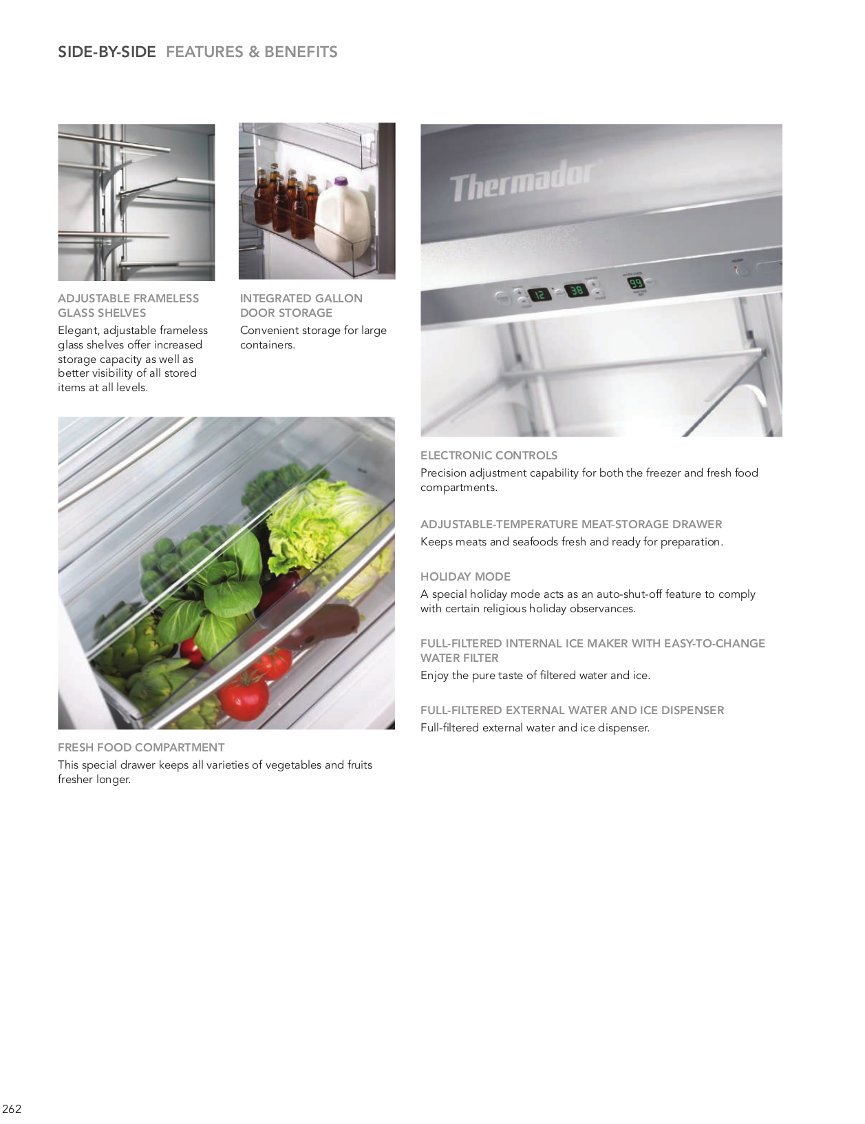 PDF manual for Thermador Refrigerator KBUDT4265E