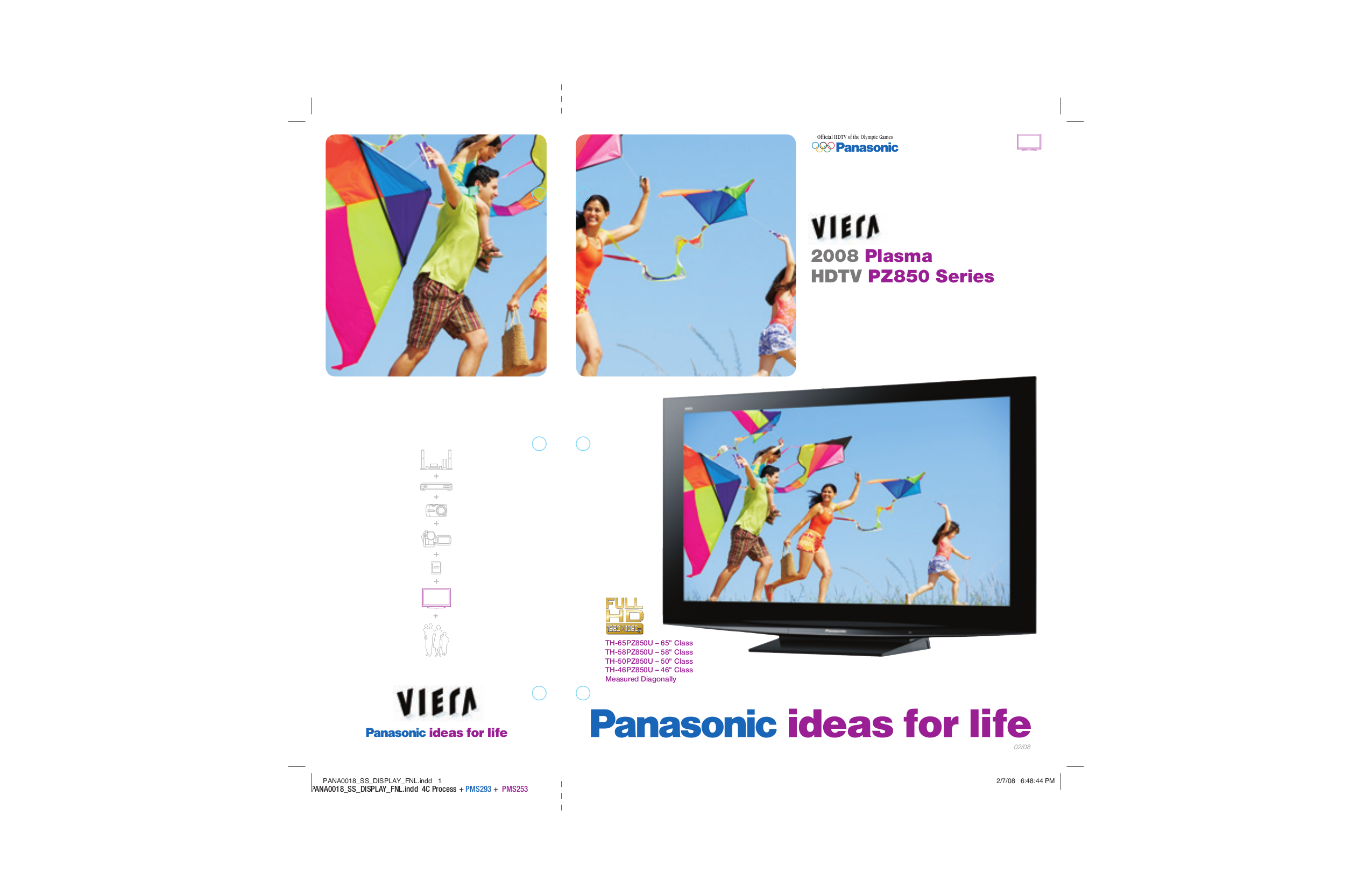 Download free pdf for Panasonic Viera TH-58PZ850 TV manual