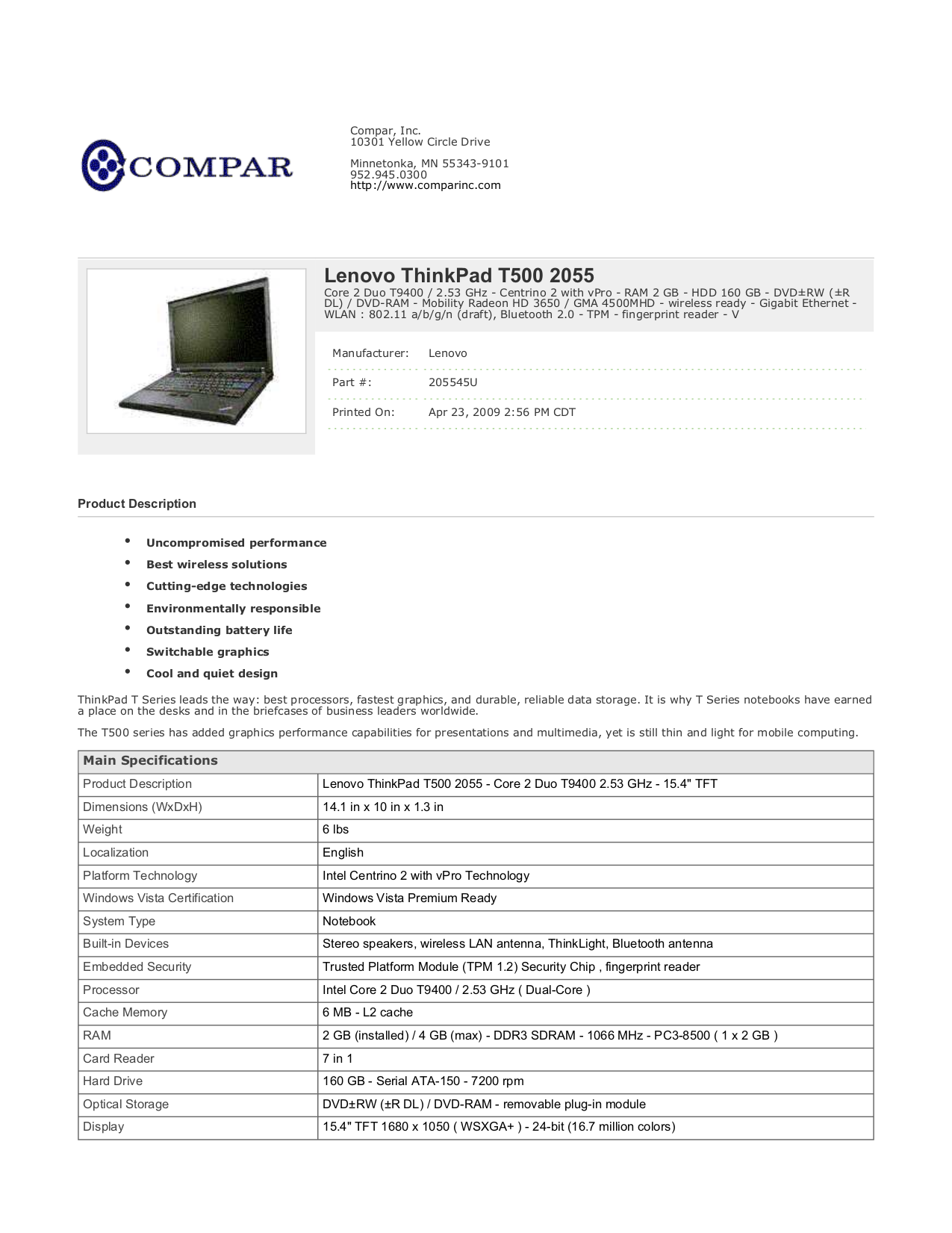 Lenovo Thinkpad T500 User Manual Pdf - yellowcove