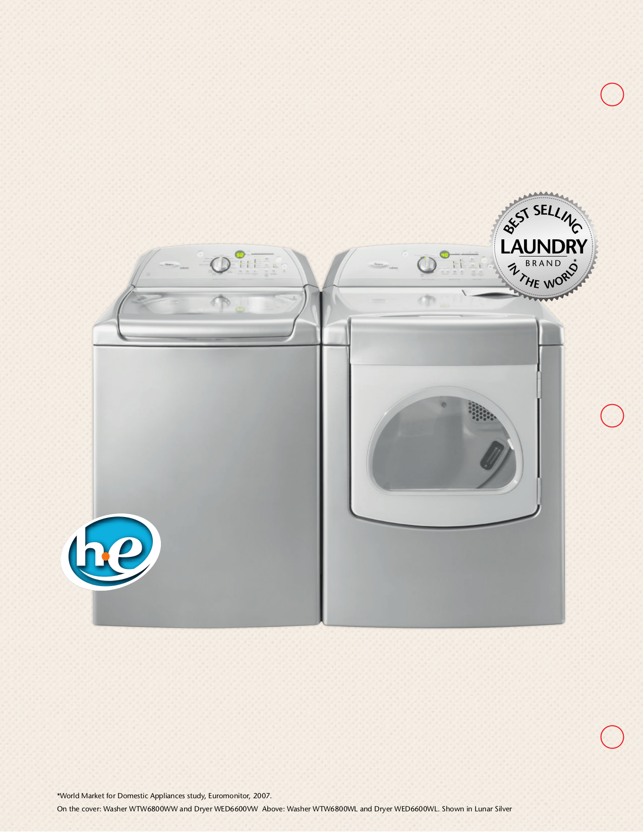 PDF Manual For Whirlpool Washer WTW6200S