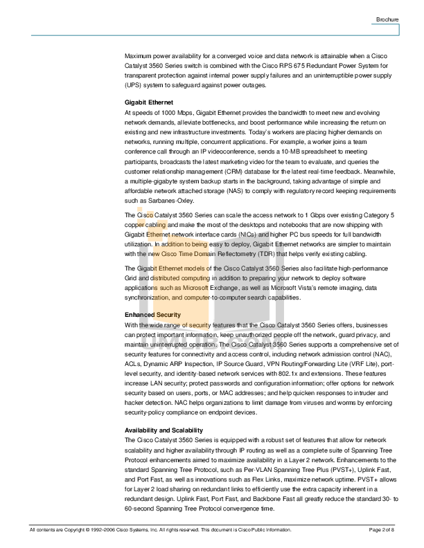 PDF manual for Cisco Switch Catalyst 3560G-24TS