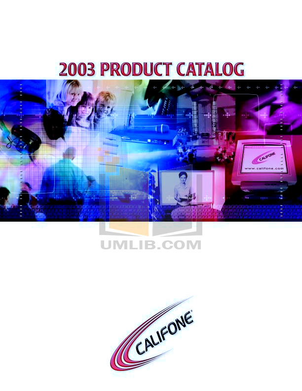 pdf for Califone Boombox 2385AV-03 manual