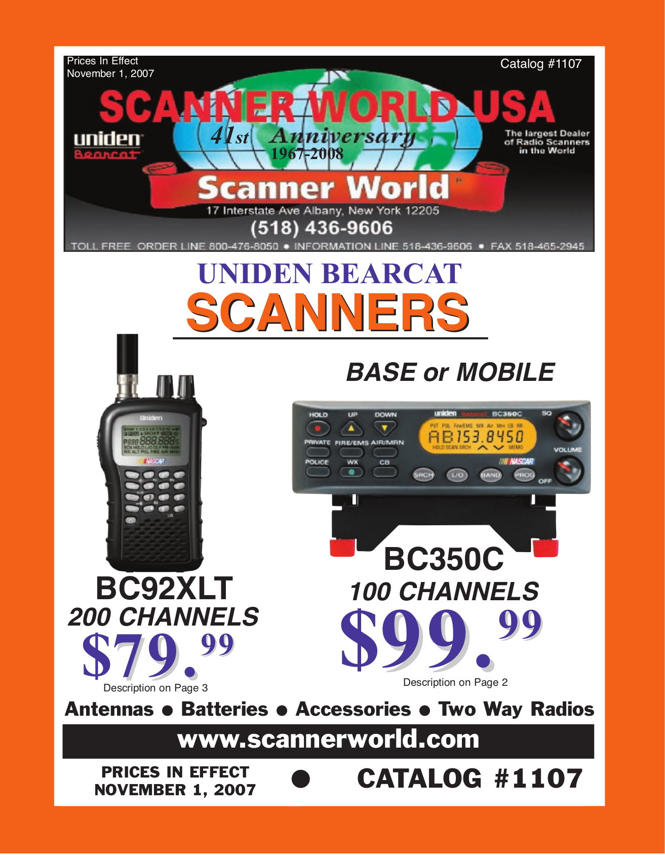 Download free pdf for Uniden BC340CRS Scanner manual