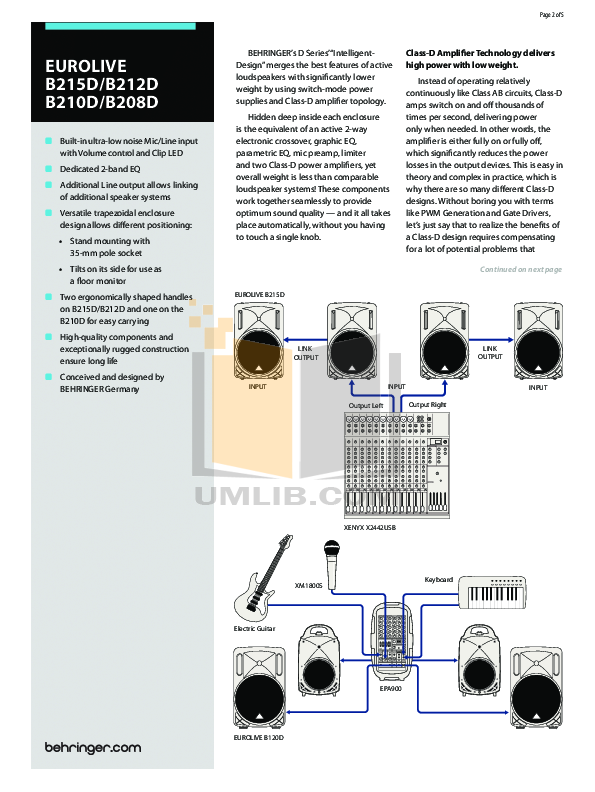 Eurolive b215d схема