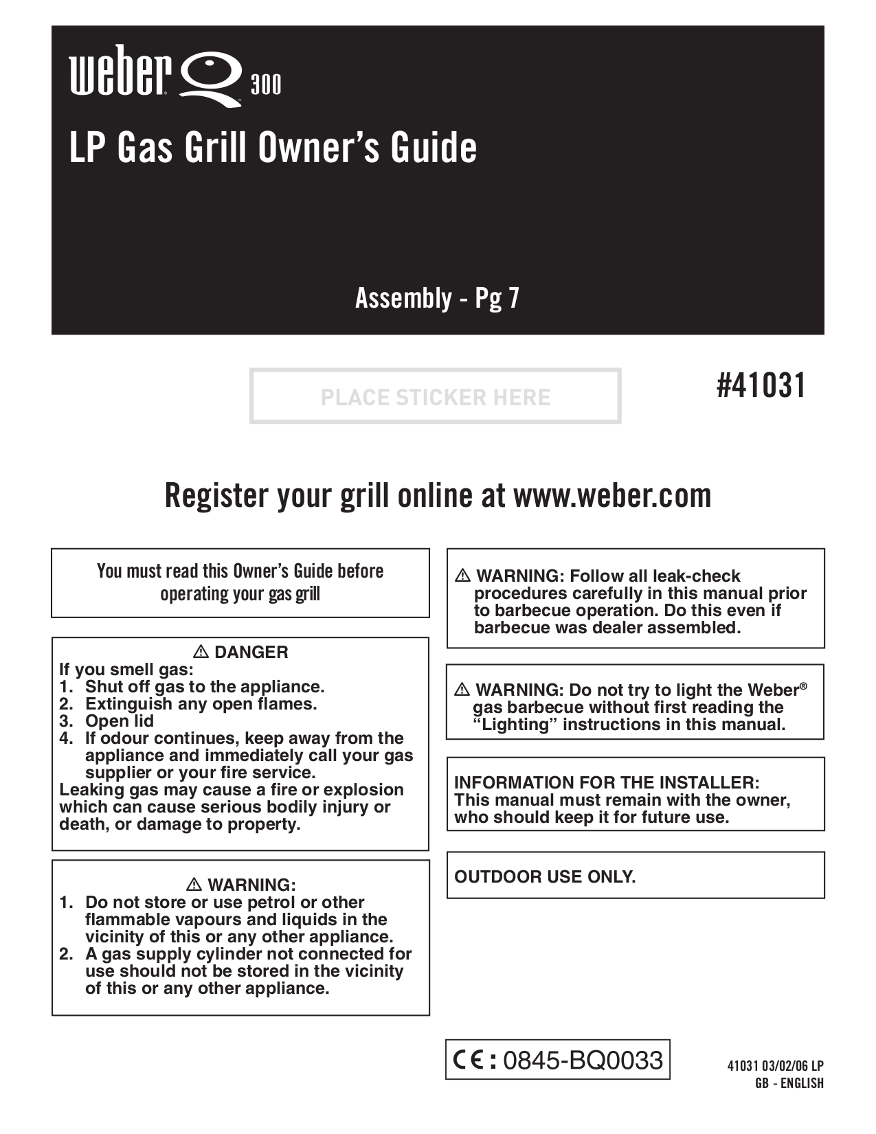 Download Free Pdf For Weber Performer Grill Manual