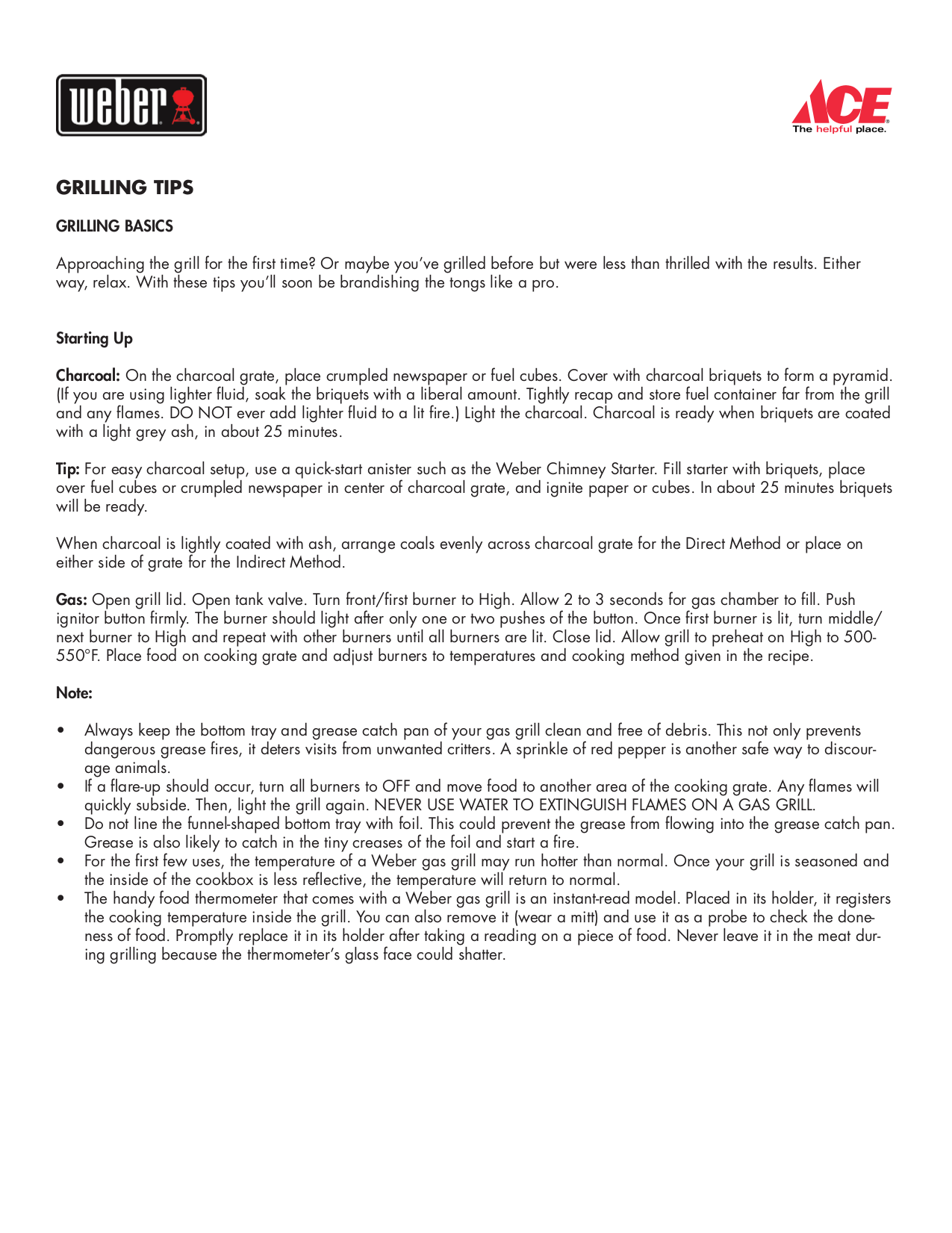 Download free pdf for Weber Performer Grill manual