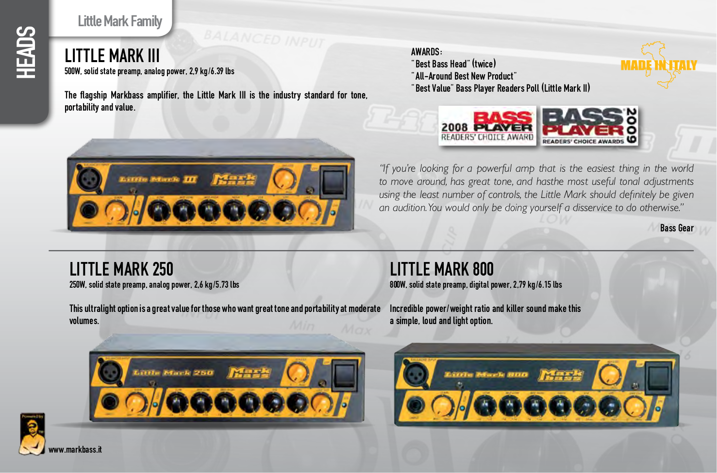 Pdf Manual For Markbass Amp Little Mark Tube 800