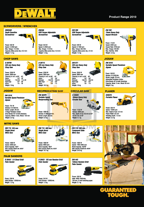 PDF manual for Dewalt Other DW887 Large Angle Grinder