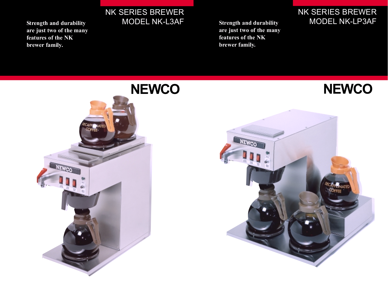 PDF manual for Newco Coffee Maker NKL3AF