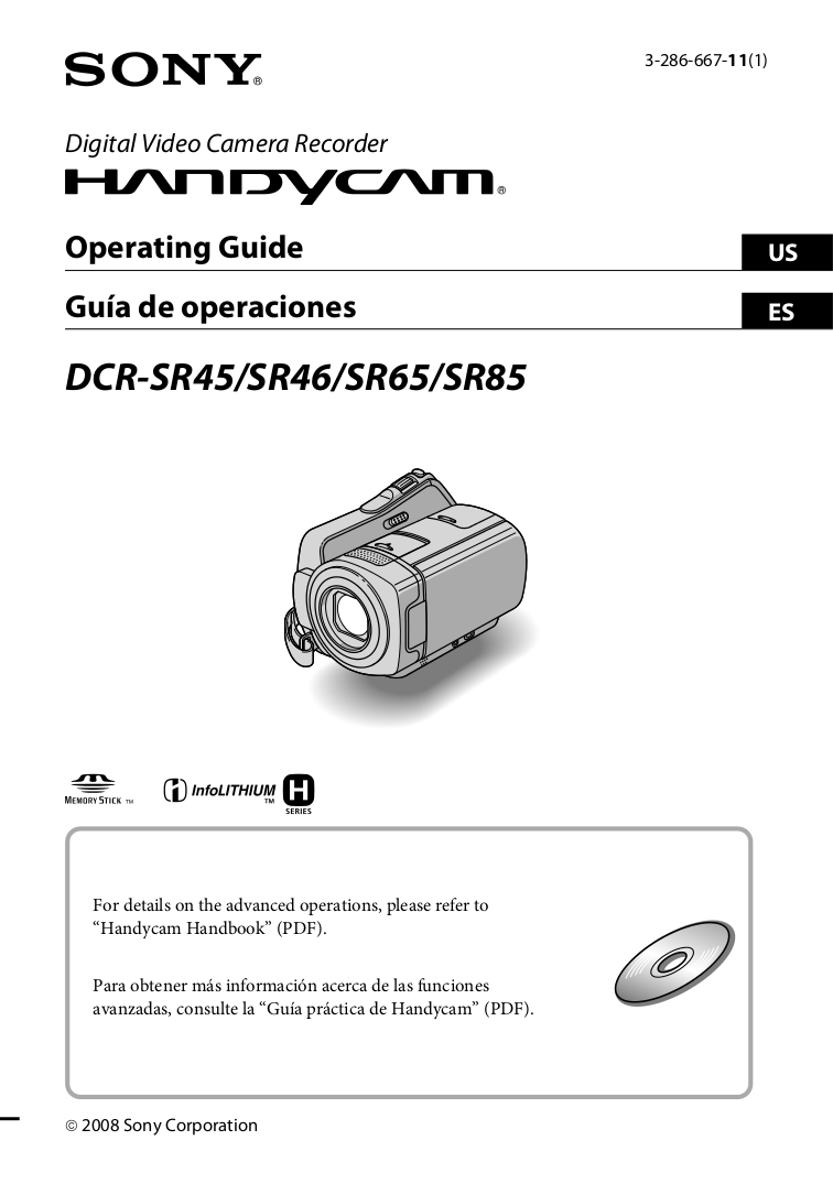 Download free pdf for Sony Handycam DCRSR33 Camcorders manual Download free pdf for Sony Handycam DCRSR33 Camcorders manual