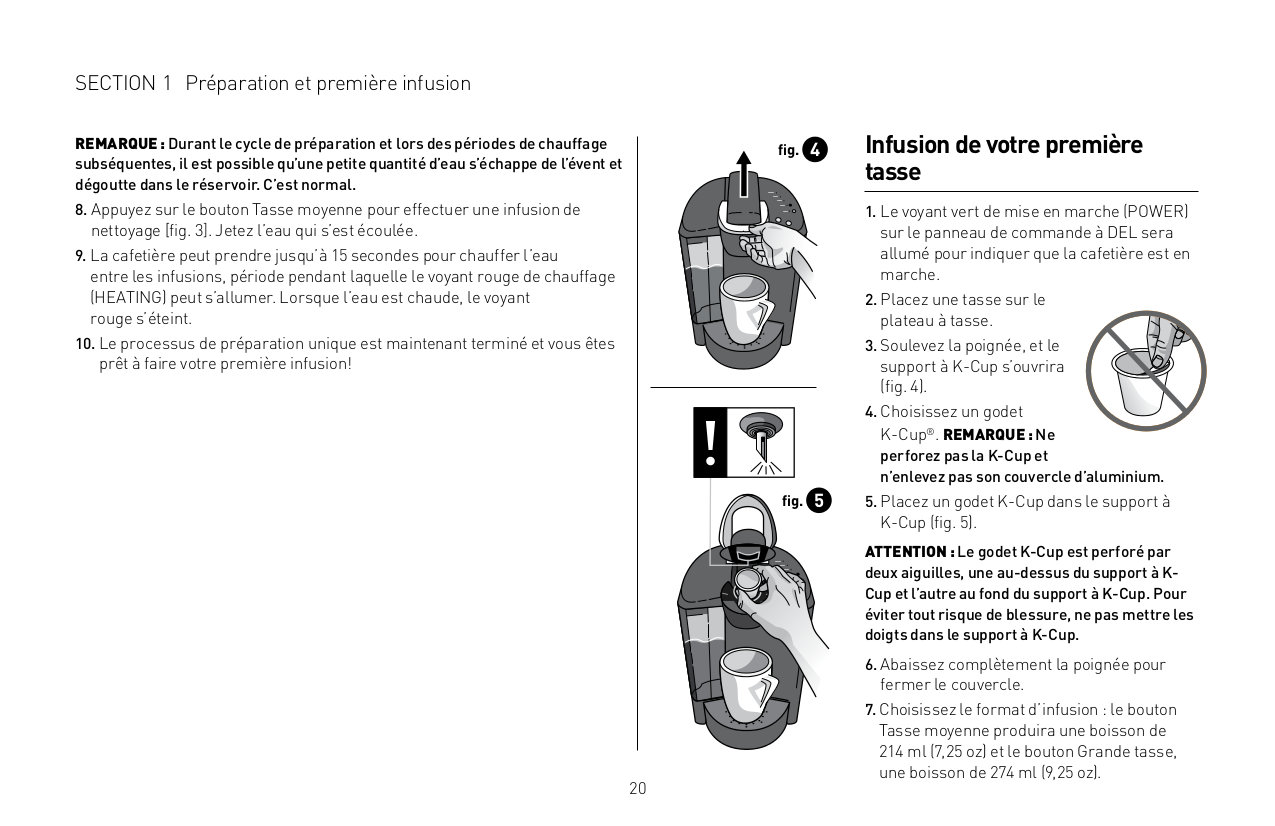 PDF manual for Keurig Coffee Maker Elite B40