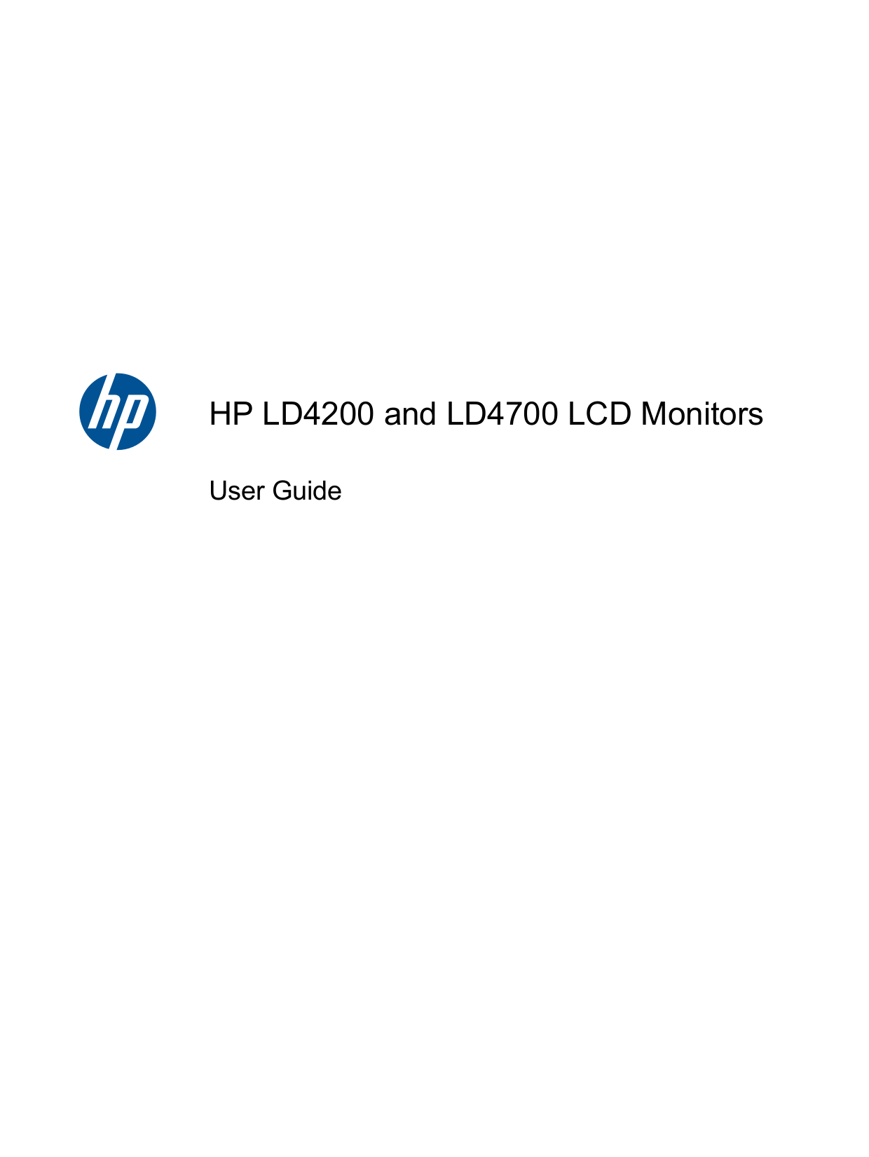 Download free pdf for HP 2010i Monitor manual