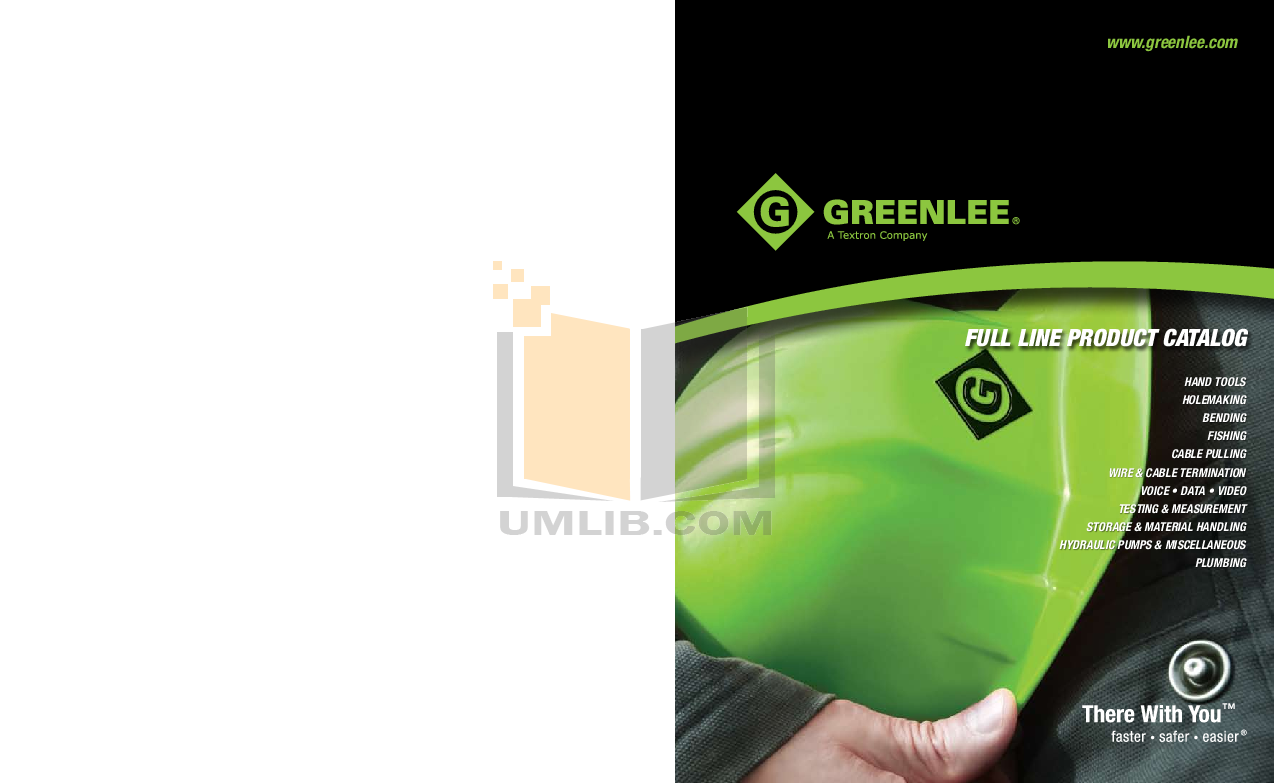 Download free pdf for Greenlee CCCX Crimping Tools Other manual