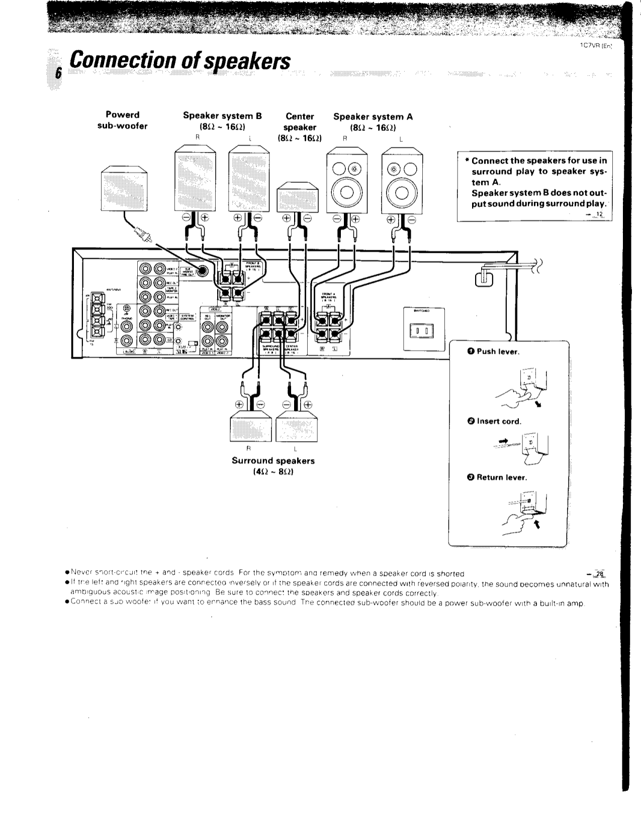 PDF manual for Kenwood Receiver 107VR