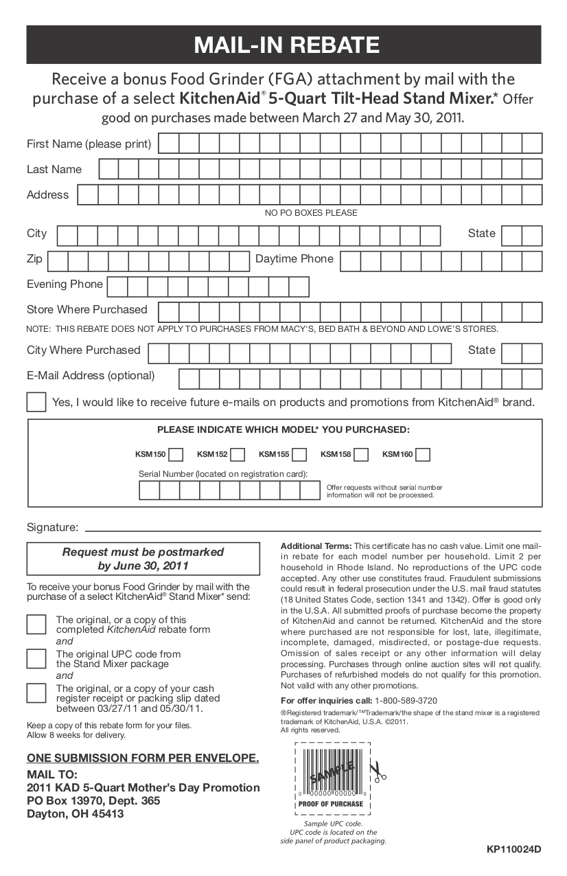 Download free pdf for KitchenAid FGA Grinders Other manual