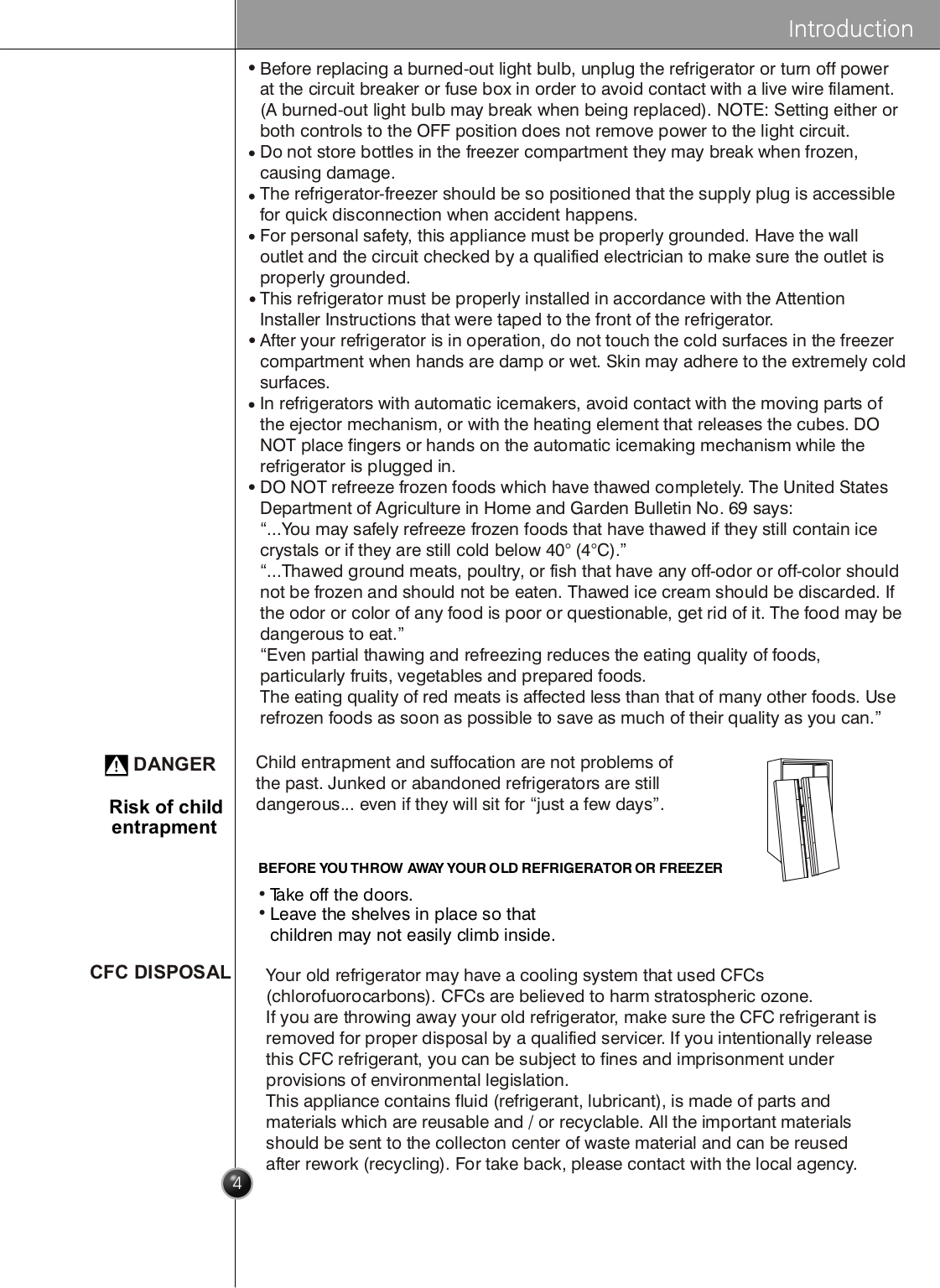 PDF manual for LG Refrigerator LRSC26923TT