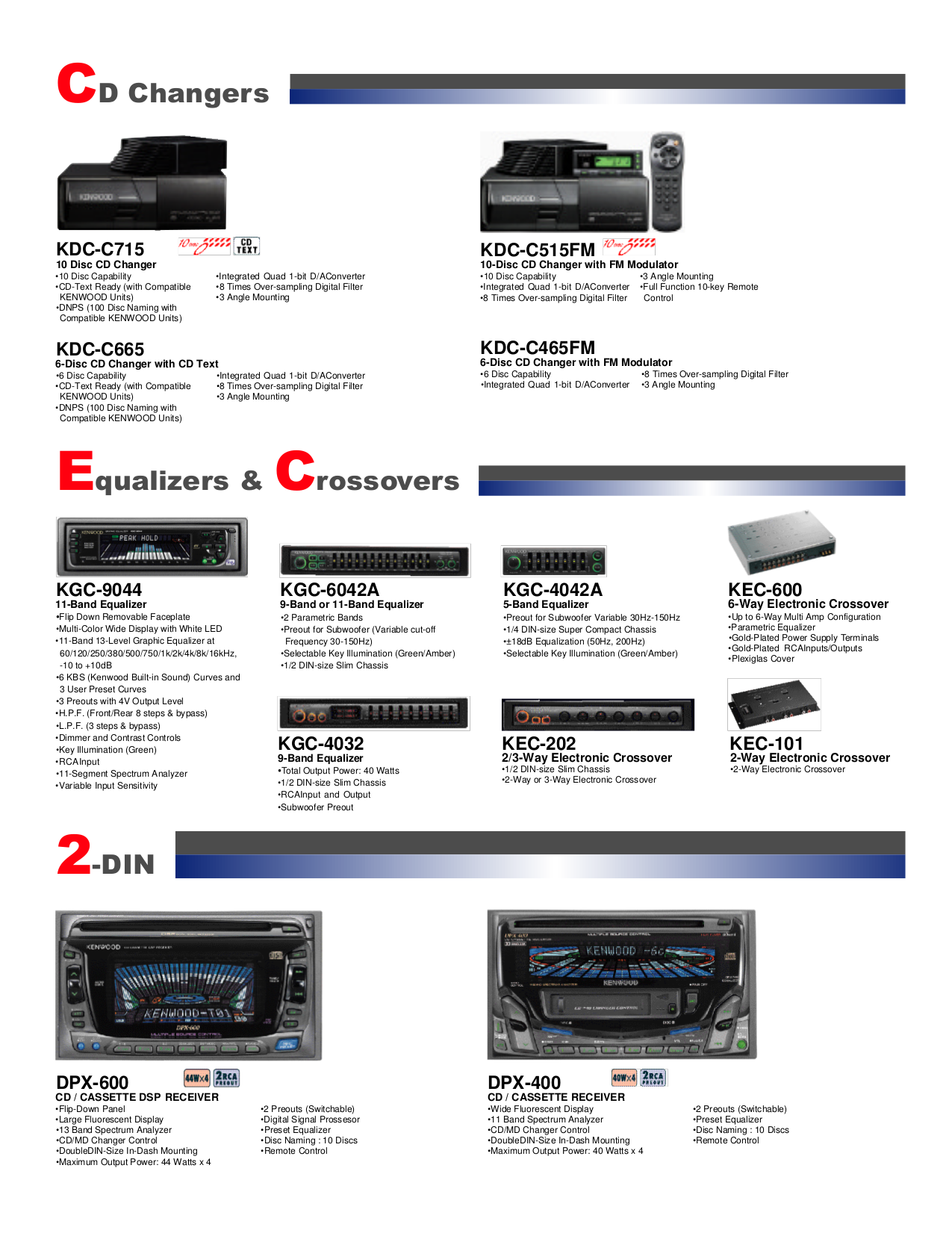 PDF manual for Kenwood Speaker System KSC-9903