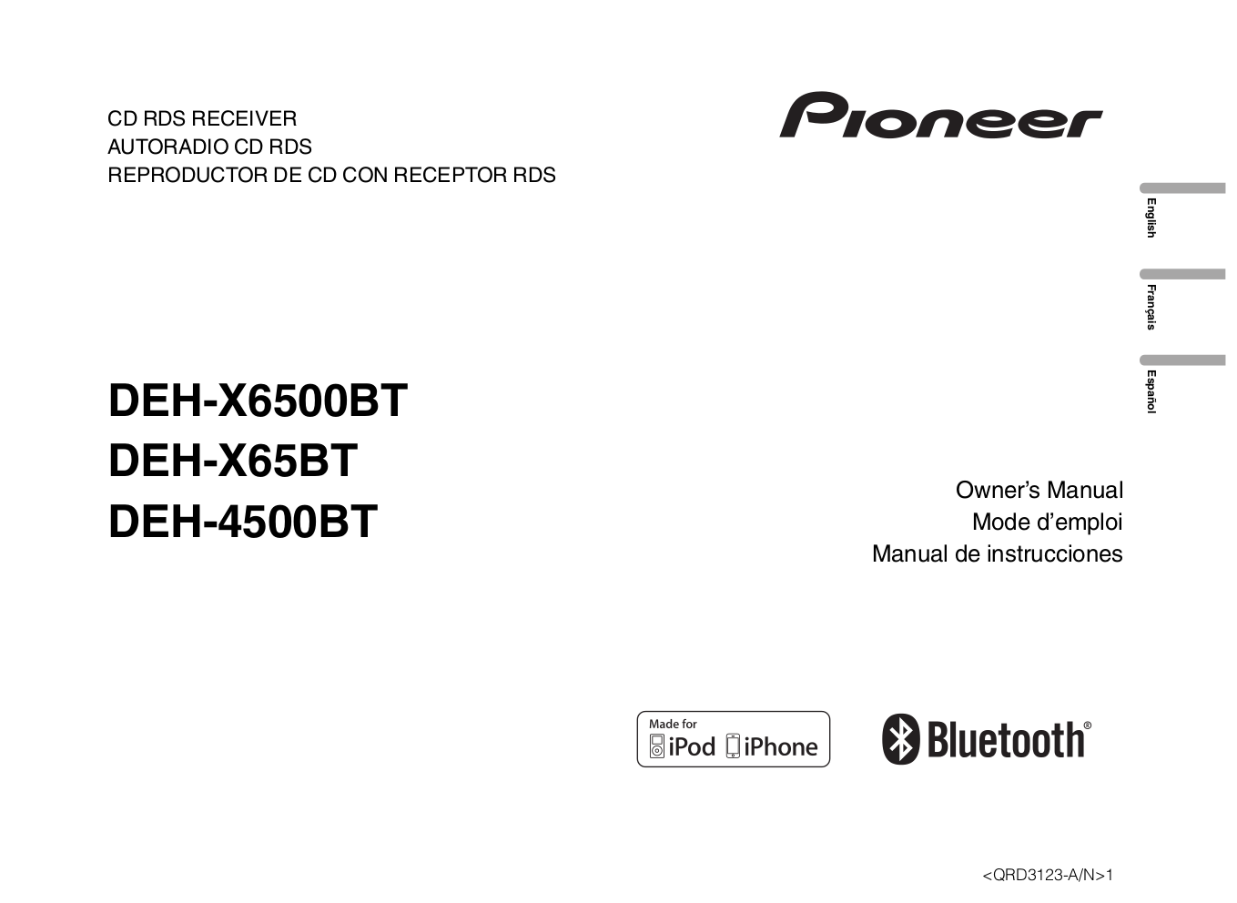 Download free pdf for Pioneer DEH-340 Car Receiver manual