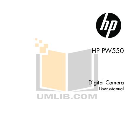 pdf for HP Digital Camera PW550 manual