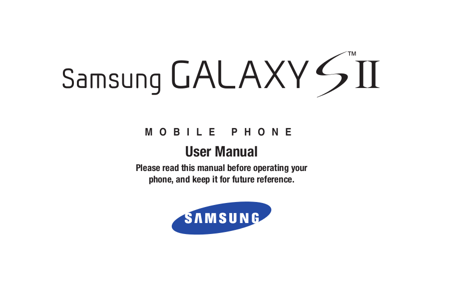 Samsung Galaxy S2 User Manual English Pdf