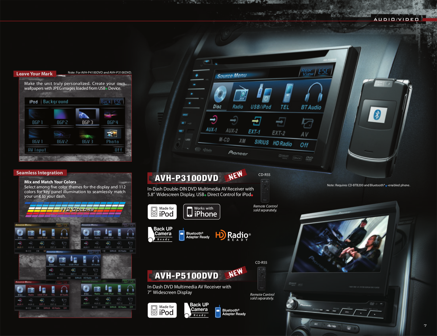 PDF manual for Pioneer Car Receiver FH-P800BT