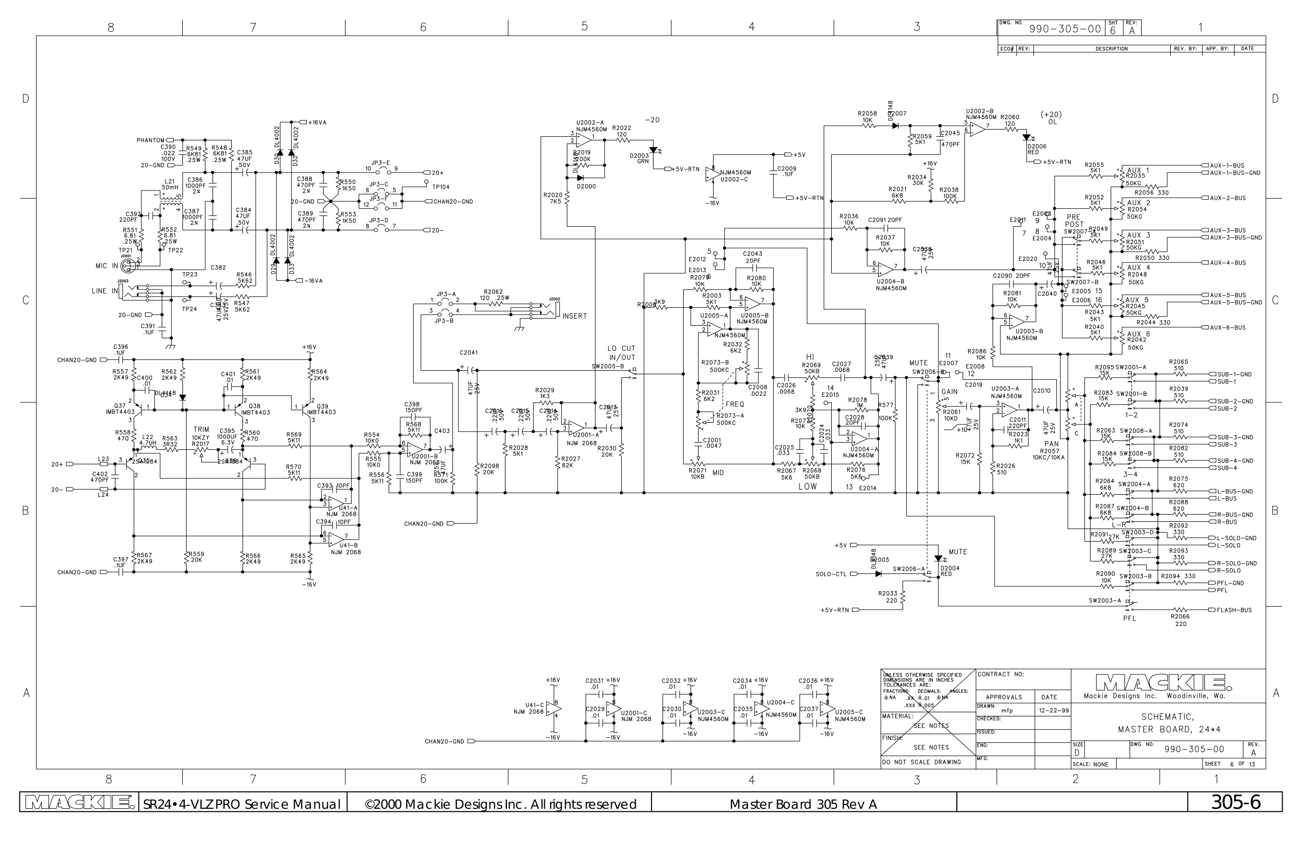 Behringer pmx 2000 схема