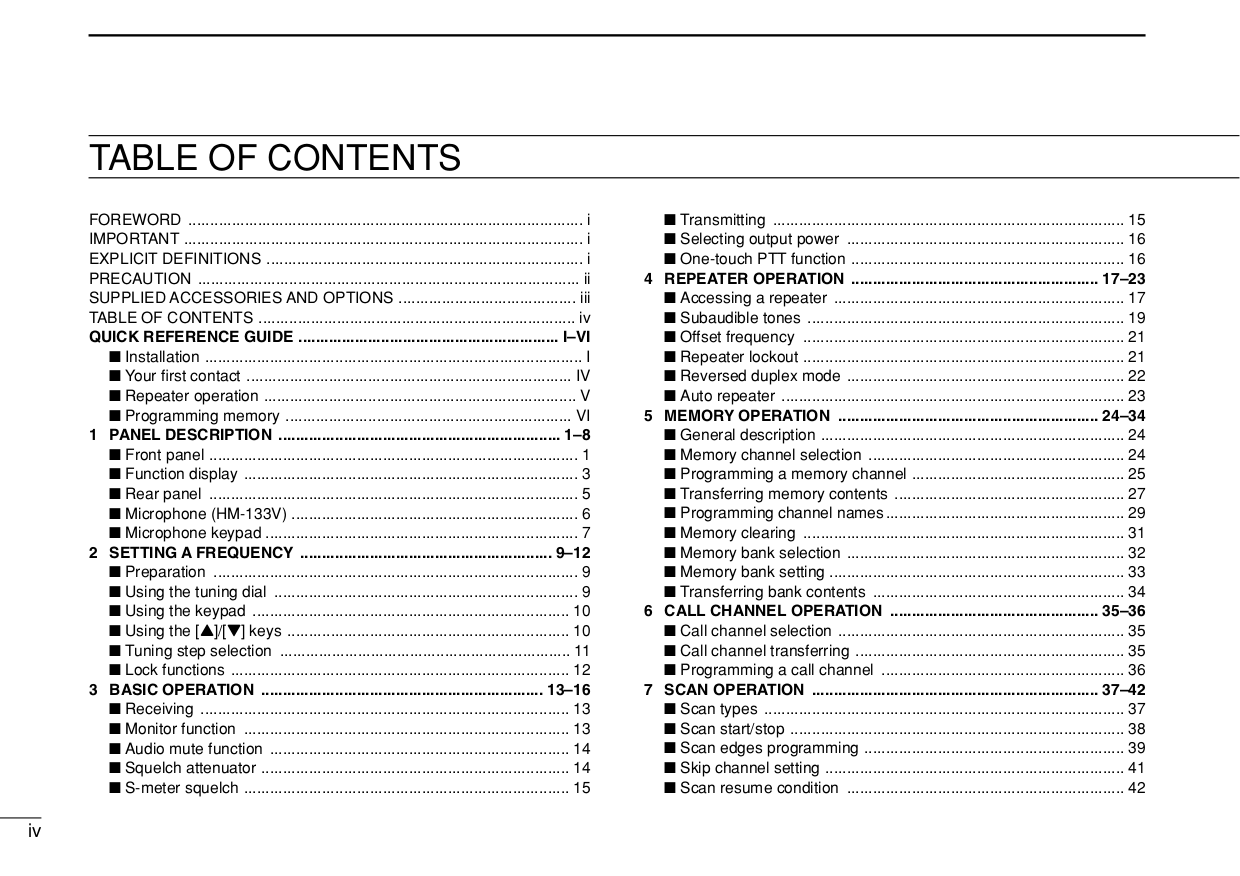 PDF manual for ICOM 2-way Radio IC-2200H