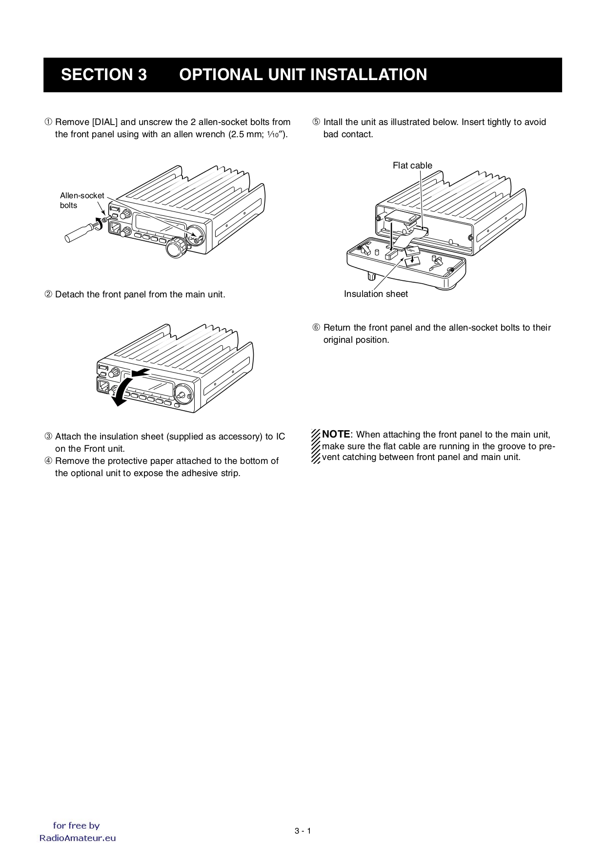 PDF manual for 2way Radio IC2200H