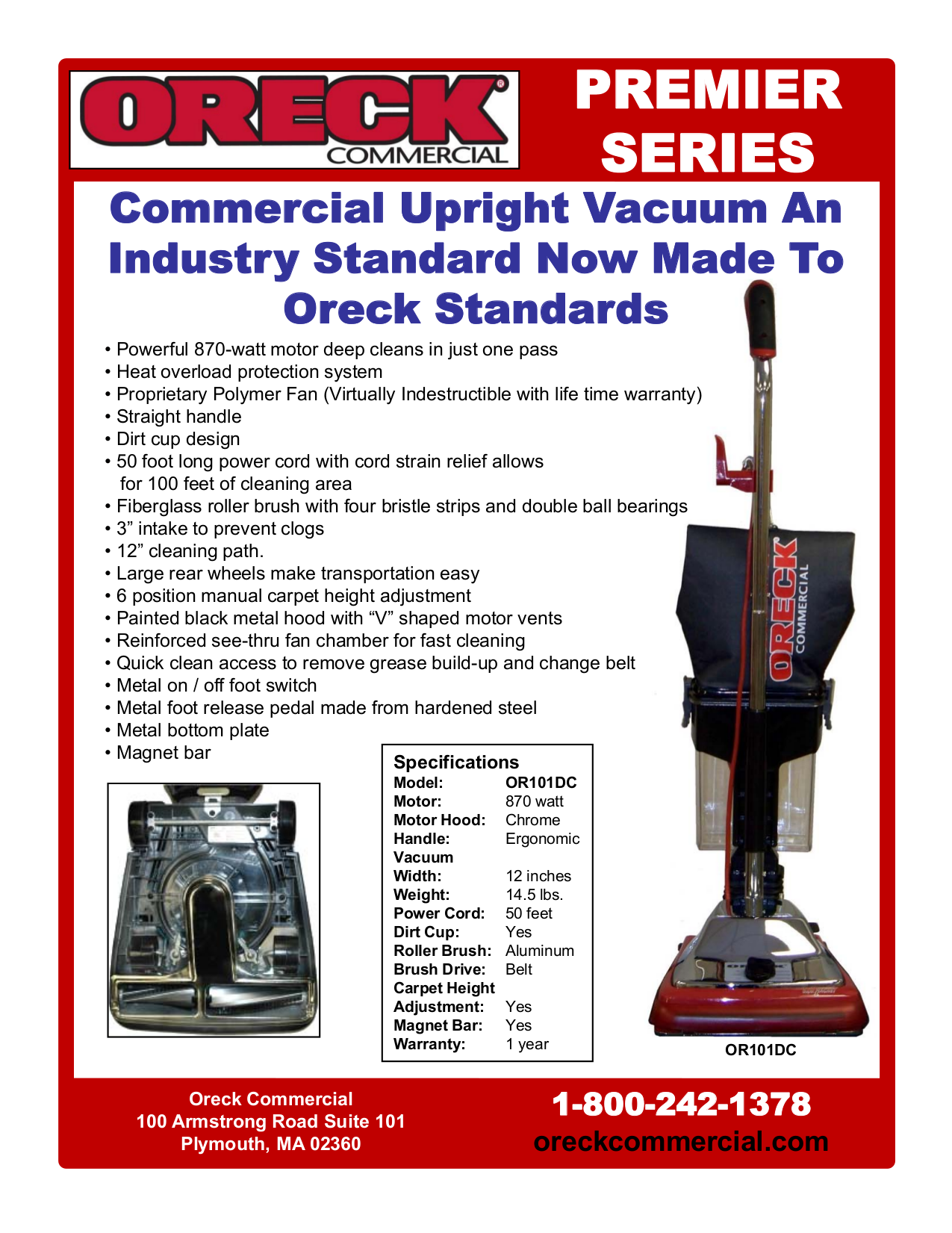 Oreck Xl Vacuum Manuals Owner's