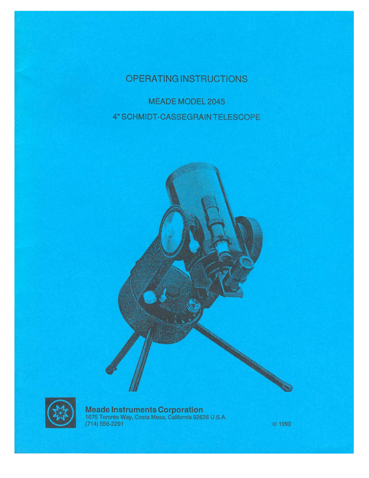 M84 telescope manual pdf