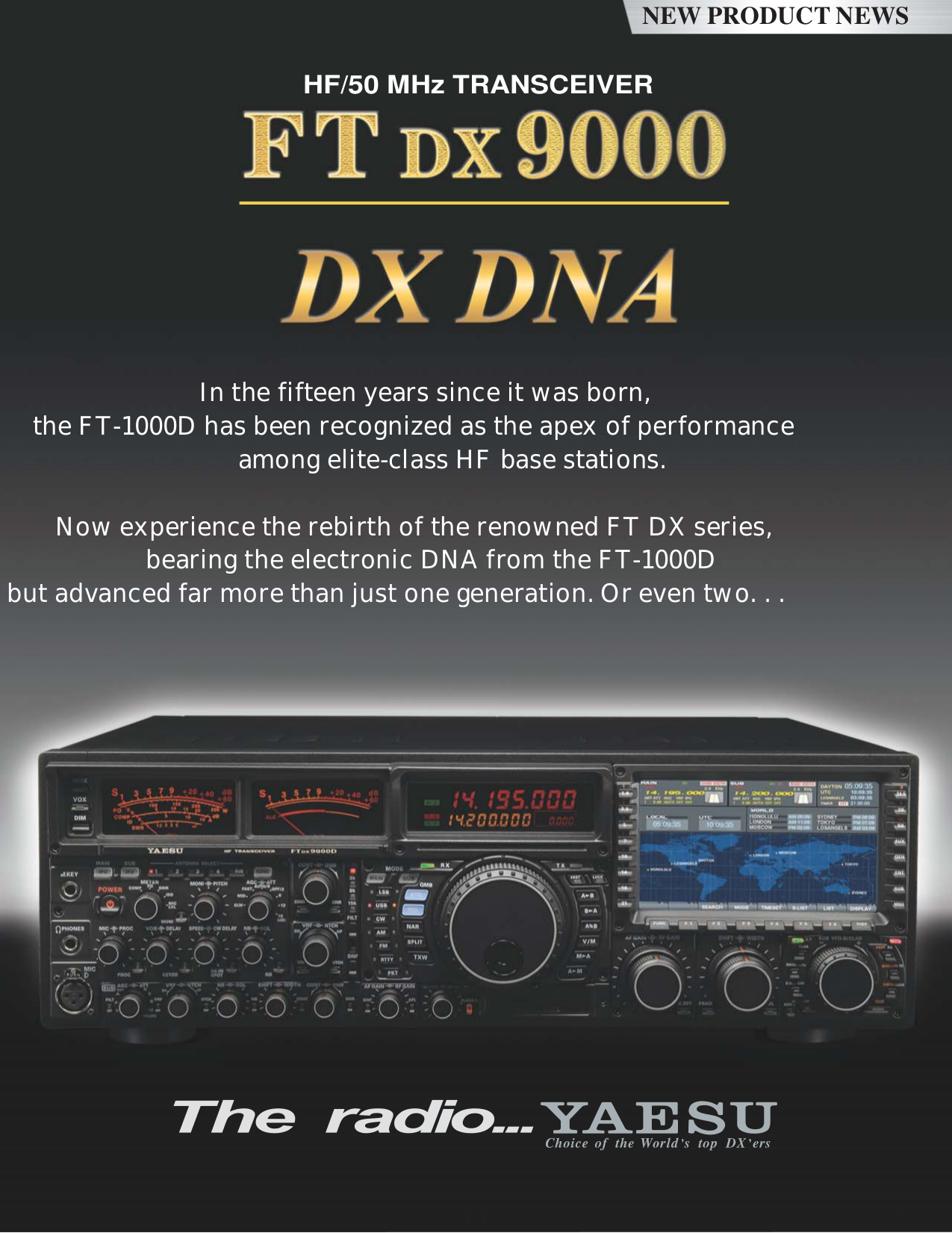 Download free pdf for Yaesu FTDX9000D HF Transceiver Other manual
