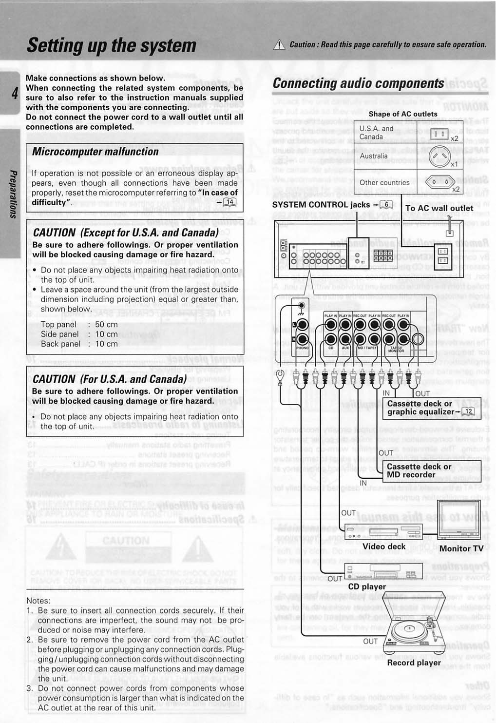 PDF manual for Kenwood Receiver KRA4030
