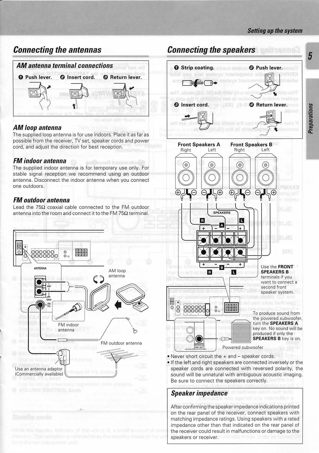 PDF manual for Kenwood Receiver KR-A4030