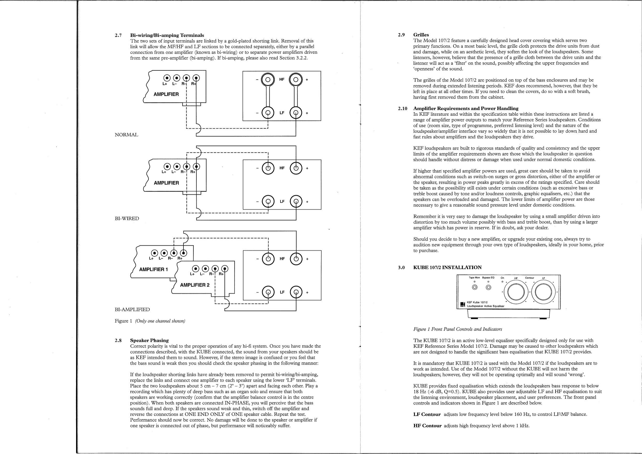 PDF manual for KEF Subwoofer KUBE KUBE2