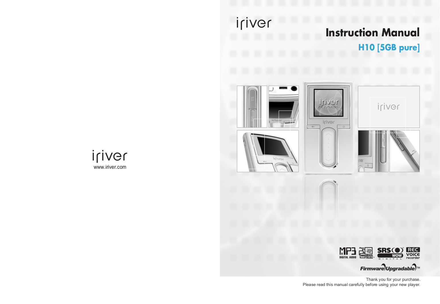 Download free pdf for iRiver N10 512MB MP3 Player manual