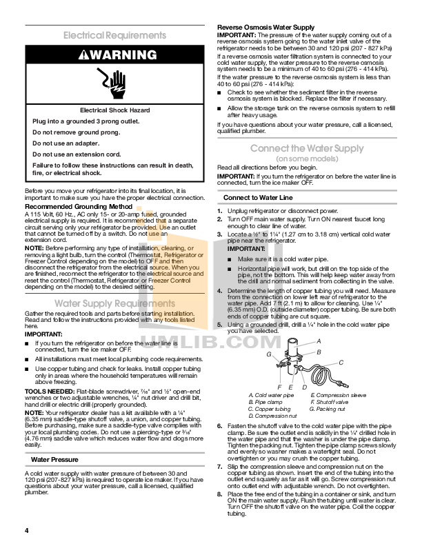 PDF manual for Estate Refrigerator TT18DKXRQ