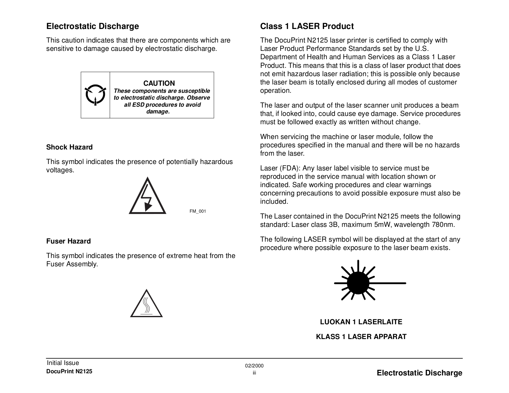 PDF manual for Xerox Printer 721