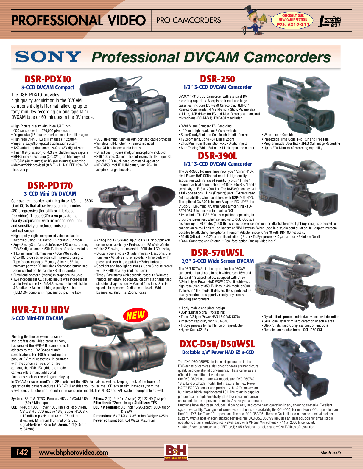 Download free pdf for Panasonic AG-DP800 Camcorders manual