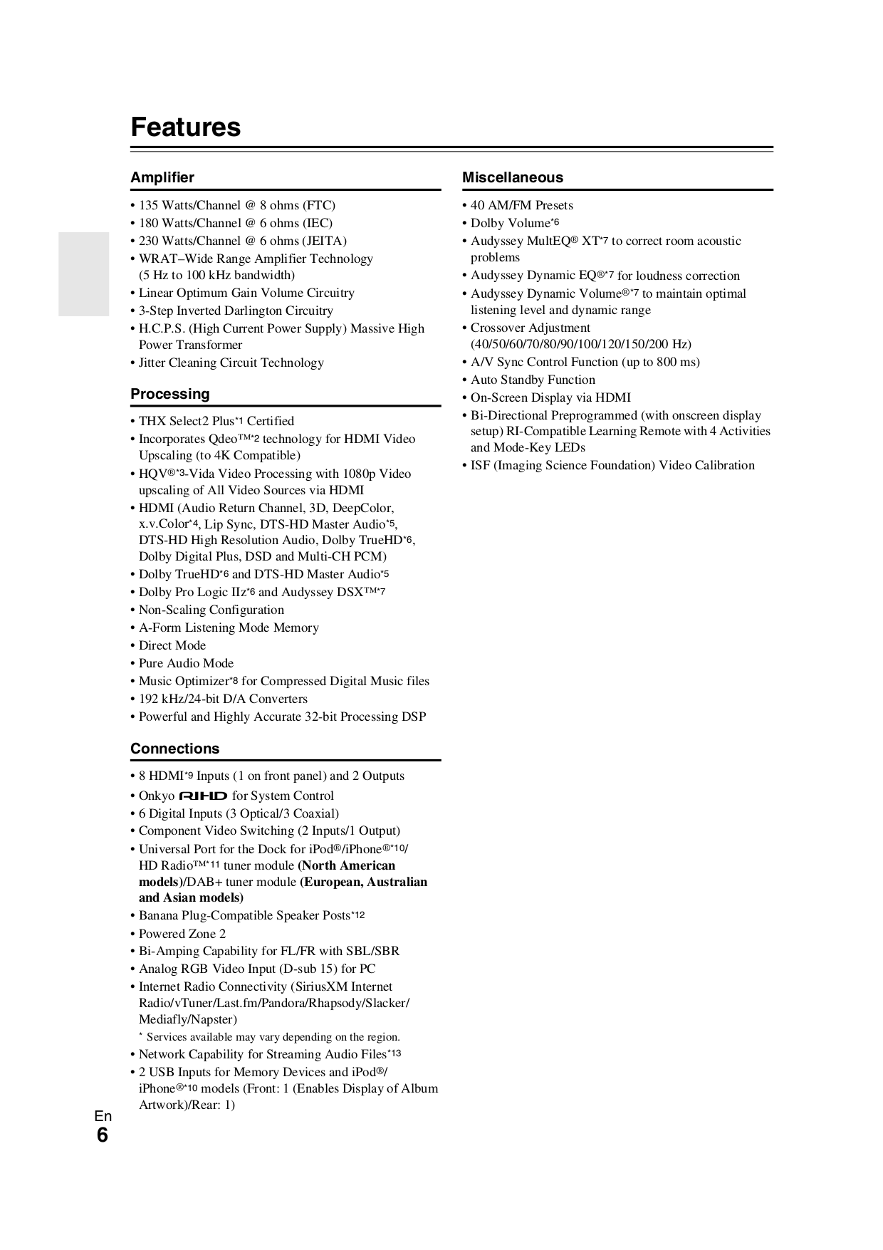 PDF Manual For Onkyo Receiver TX-NR809