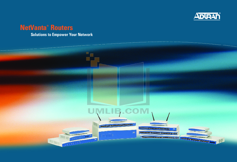 PDF manual for ADTRAN Router NetVanta 3430