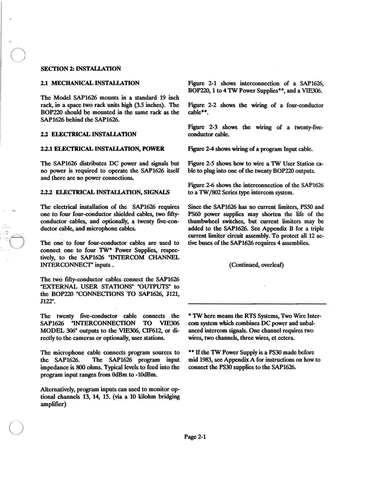 Telex Other 802 IntercomSystem pdf page preview