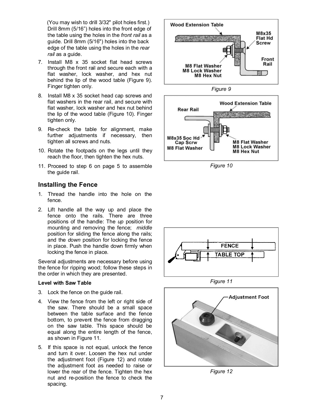 PDF manual for Jet Other Proshop JPS-10TS Table Saw