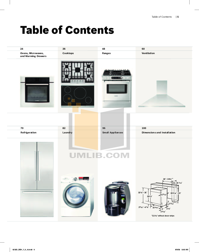 PDF manual for Bosch Dishwasher Ascenta SHE6AP05UC