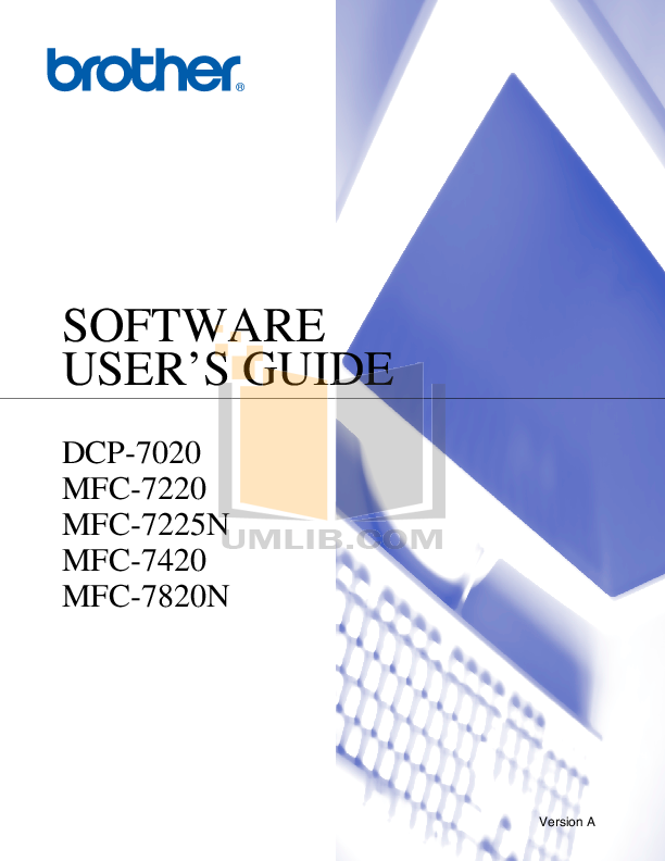 Download free pdf for Brother DCP-7020 Multifunction Printer manual