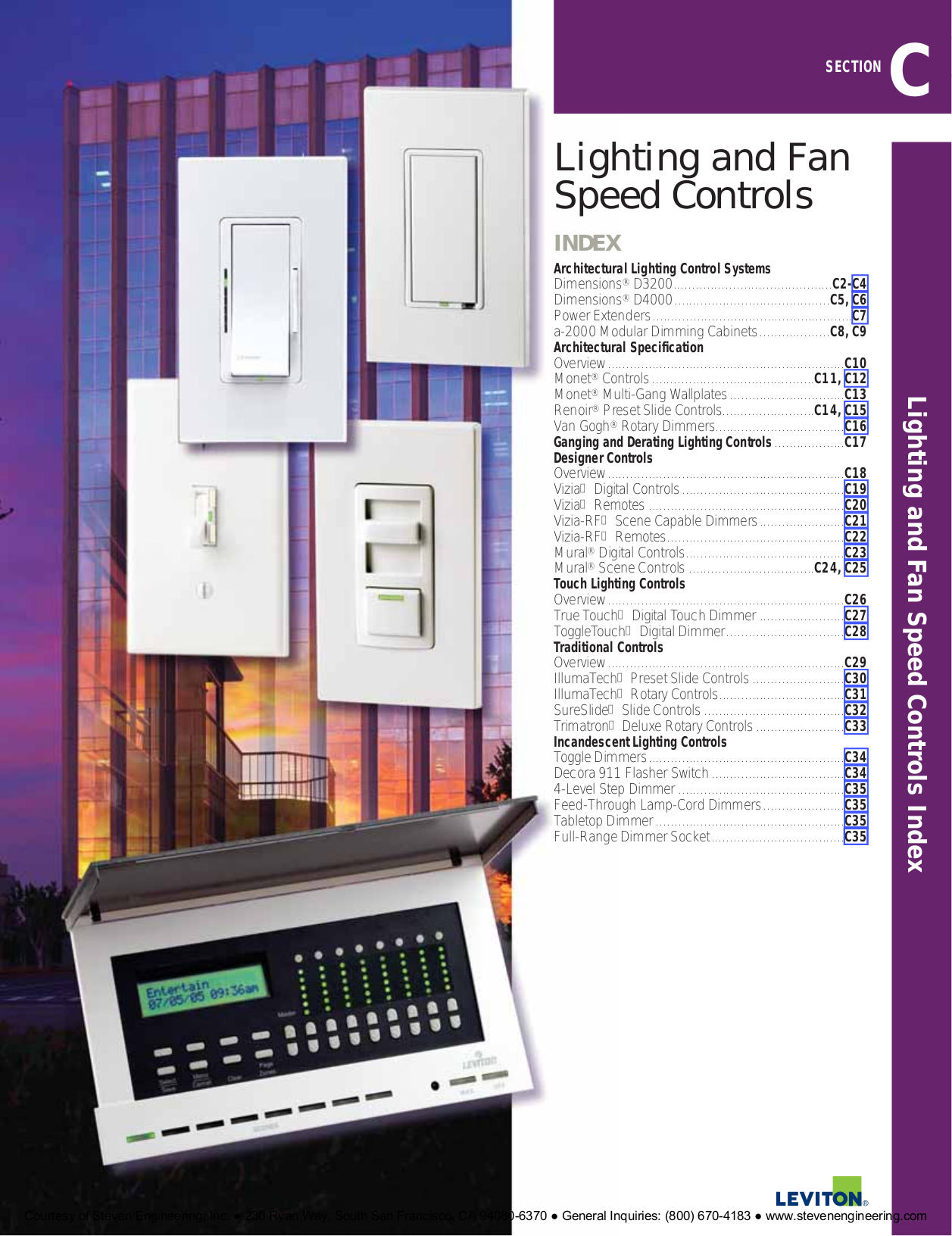 Download free pdf for Leviton a2000 Dimmer Other manual