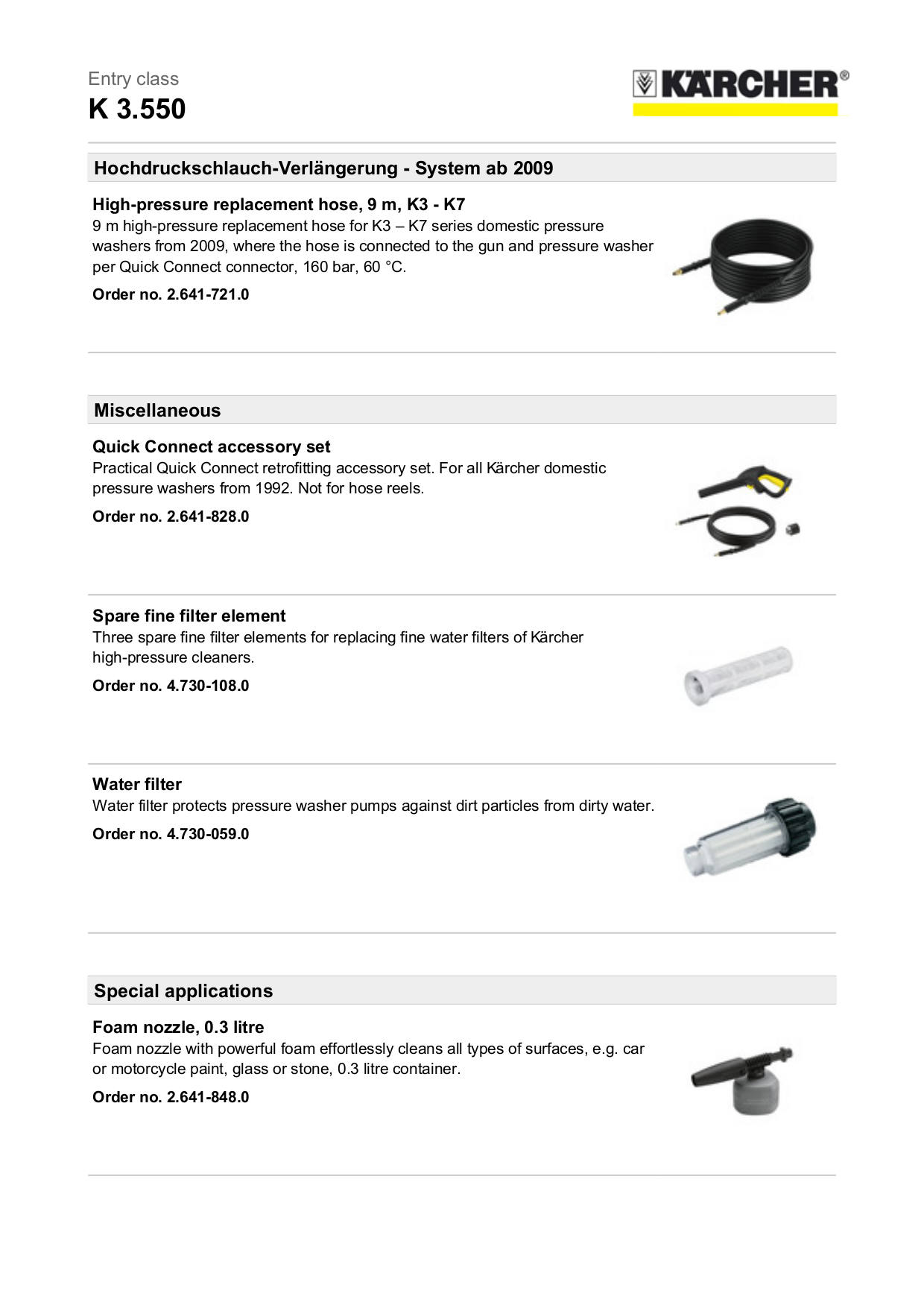 PDF manual for Karcher Other K 330 M Pressure Washers