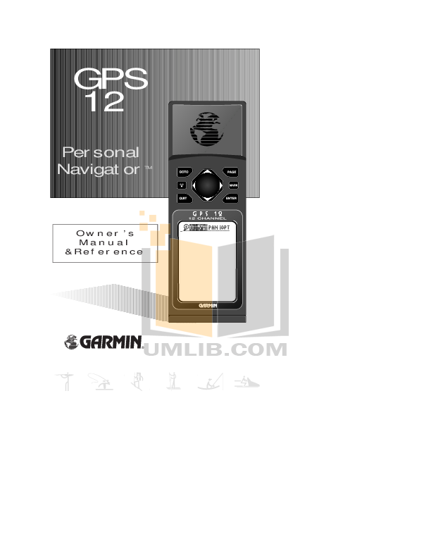 PDF manual for Garmin GPS GPS 12 MAP